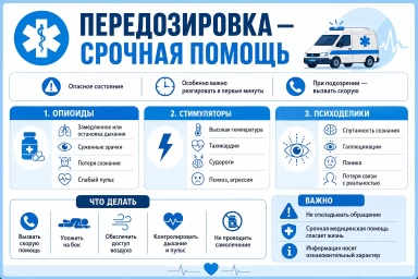 Помощь при передозировке в Дедовске