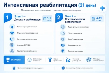 Реабилитация за 21 день в Дедовске